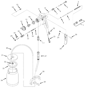 Part Location Diagram of DH077600AV Campbell Hausfeld Drip Tube 9711